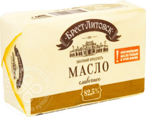 для рецепта Масло сладко-сливочное Брест-Литовск 82.5% 180г