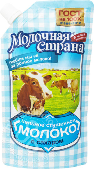 для рецепта Молоко сгущенное Молочная Страна 8.5% 270г