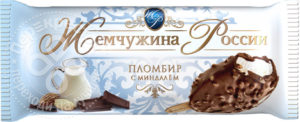 для рецепта Мороженое Жемчужина России Пломбир с миндалем 80г