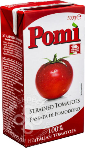 для рецепта Мякоть томатов Pomi Strained Tomatoes протертая 500г