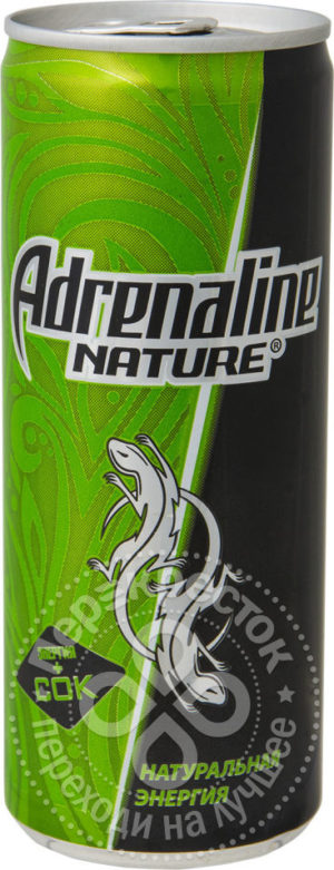 для рецепта Напиток Adrenaline Nature энергетический 250мл