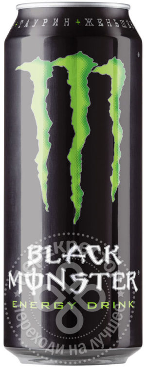 для рецепта Напиток Black Monster энергетический 500мл