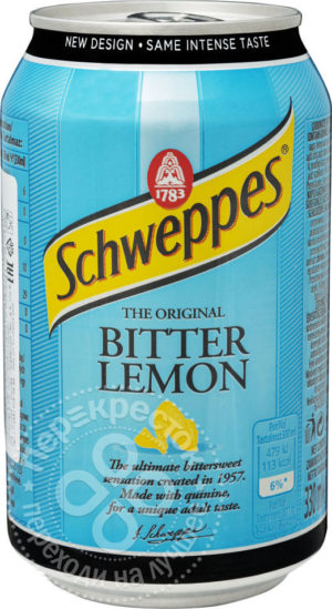 для рецепта Напиток Schweppes Биттер лемон 330мл