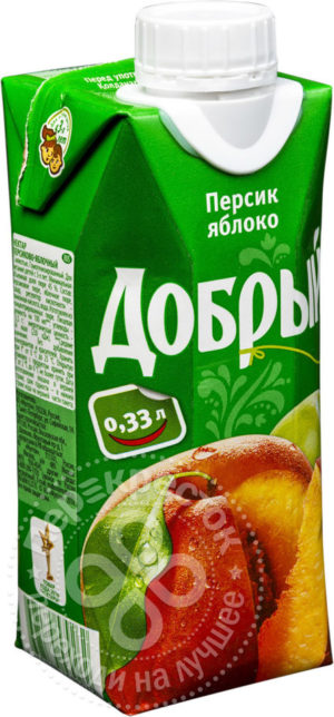 для рецепта Нектар Добрый Персик-яблоко 330мл