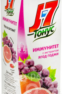 для рецепта Нектар J-7 Тонус Иммунитет Красный виноград грейпфрут с экстрактом годжи 900мл