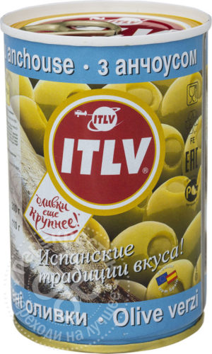 для рецепта Оливки ITLV с анчоусами 300г