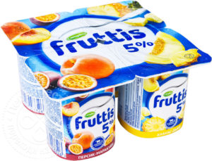 для рецепта Продукт йогуртный Fruttis Персик-маракуйя Ананас-дыня 5% 115г