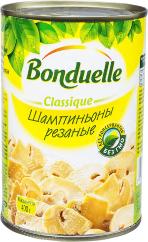 для рецепта Шампиньоны Bonduelle Classique резаные 400г