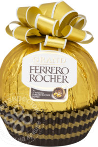 для рецепта Шоколад Ferrero Rocher Grand с хрустящими конфетами 125г