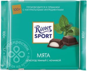 для рецепта Шоколад Ritter Sport Темный Мята 100г
