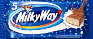 для рецепта Шоколадный батончик Milky Way  5шт*26г