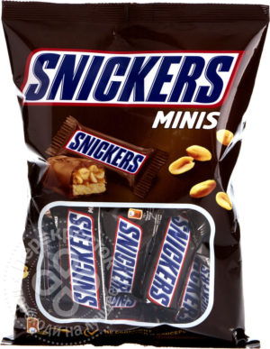 для рецепта Шоколадный батончик Snickers Minis 12шт*15г