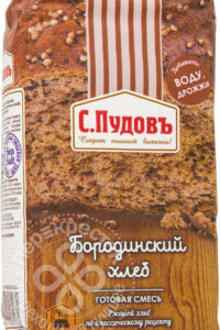 для рецепта Смесь для выпечки С.Пудовъ Бородинский хлеб 500г