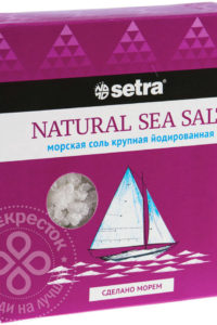 для рецепта Соль Setra Морская крупная йодированная 500г