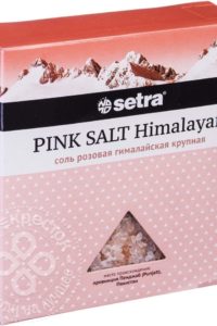 для рецепта Соль Setra Розовая гималайская крупная 500г