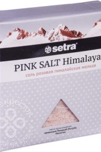 для рецепта Соль Setra Розовая гималайская мелкая 500г