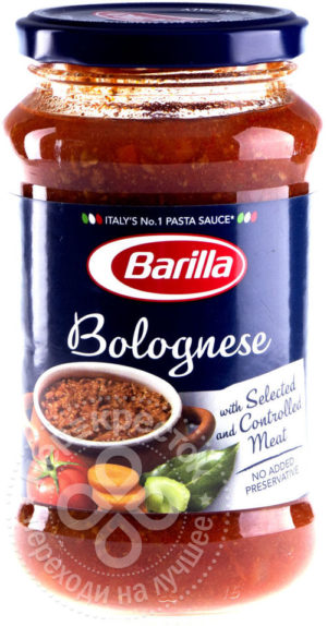 для рецепта Соус Barilla Bolognese томатный 400г