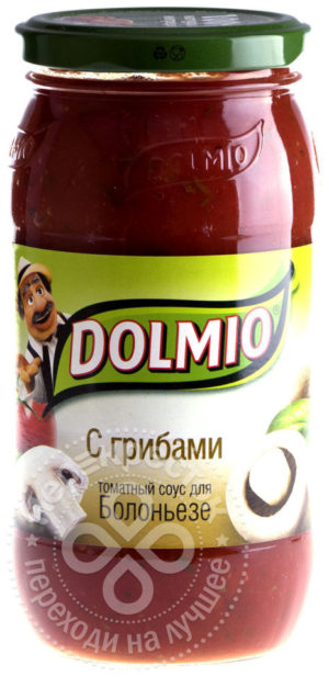 для рецепта Соус Dolmio томатный для Болоньезе с грибами 500г