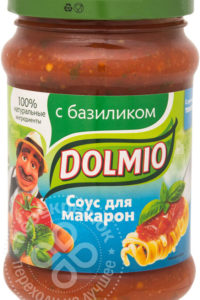 для рецепта Соус Dolmio томатный для макарон с базиликом 350г