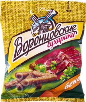 для рецепта Сухарики Воронцовские ржано-пшеничные Бекон 40г