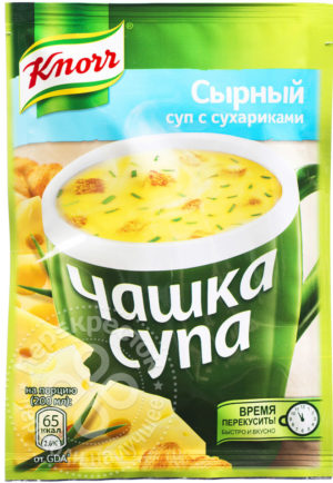 для рецепта Суп Knorr Чашка Супа Сырный суп с сухариками 15.6г