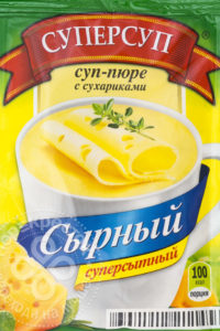 для рецепта Суп-пюре Суперсуп Сырный с сухариками 26.5г