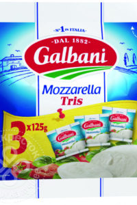 для рецепта Сыр Galbani Моцарелла Трио 45% 3шт*125г