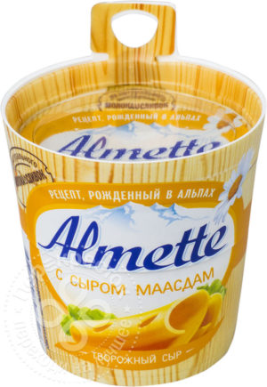 для рецепта Сыр творожный Almette с сыром Маасдам 60% 150г