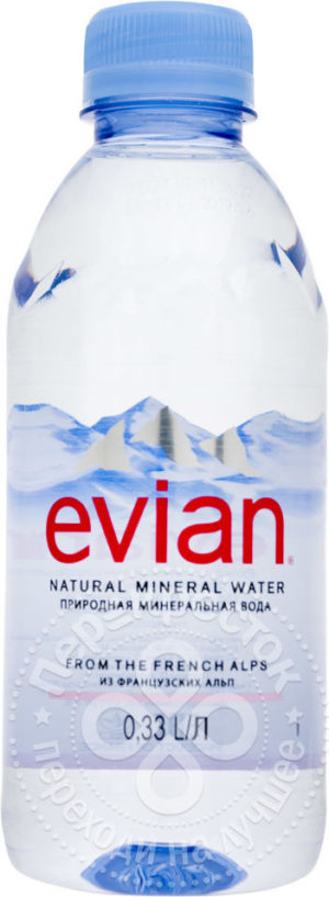 для рецепта Вода Evian минеральная столовая негазированная 330мл