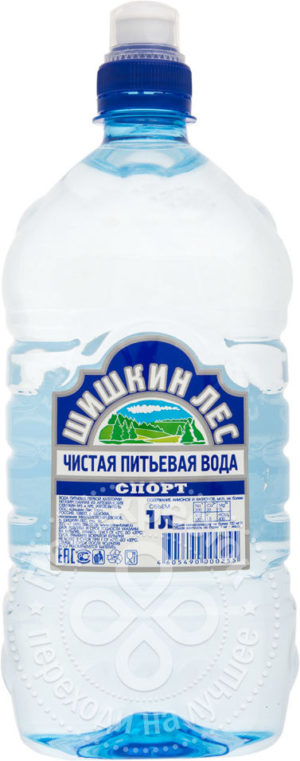 для рецепта Вода Шишкин лес Спорт питьевая негазированная 1л
