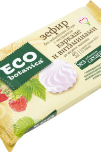 для рецепта Зефир Eco-Botanica с экстрактом каркаде и витаминами со вкусом малины 135г