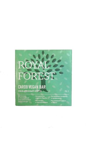 для рецепта Веганский шоколад Royal Forest из обжаренного кэроба