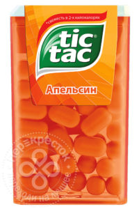 для рецепта Драже Tic-Tac Апельсин 16г