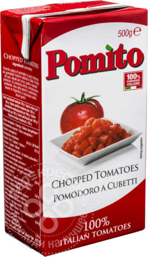 для рецепта Мякоть томатов Pomito кубиками 500г