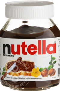 для рецепта Паста Nutella ореховая с добавлением какао 180г