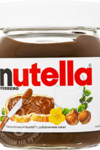 для рецепта Паста Nutella ореховая с добавлением какао 350г