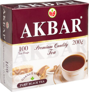 для рецепта Чай черный Akbar Garnet Series 100 пак