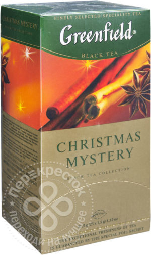 для рецепта Чай черный Greenfield Christmas mystery 25 пак