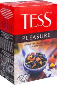 для рецепта Чай черный Tess Pleasure с шиповником и яблоком 100г