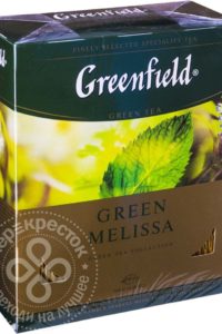 для рецепта Чай зеленый Greenfield Green Melissa 100 пак