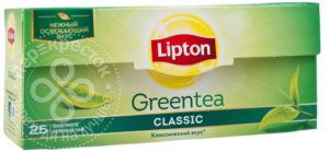 для рецепта Чай зеленый Lipton Classic 25 пак