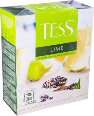 для рецепта Чай зеленый Tess Lime 100 пак
