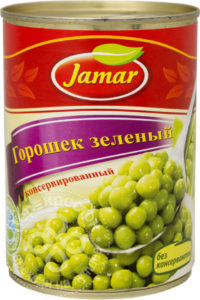 для рецепта Горошек Jamar зеленый 400г