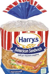 для рецепта Хлеб Harrys American Sandwich пшеничный 470г