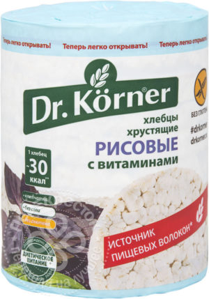 для рецепта Хлебцы Dr.Korner Рисовые с витаминами 100г