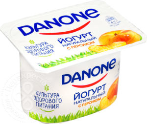 для рецепта Йогурт Danone Персик 2.9% 110г