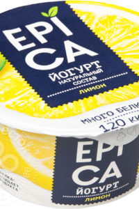 для рецепта Йогурт Epica Лимон 4.8% 130г