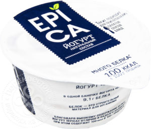 для рецепта Йогурт Epica Натуральный 6% 130г