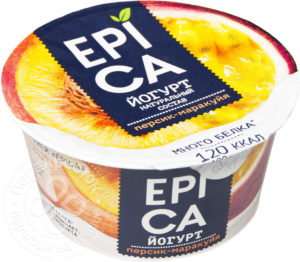 для рецепта Йогурт Epica Персик-маракуйя 4.8% 130г