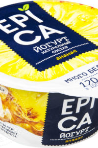 для рецепта Йогурт Epica с ананасом 4.8% 130г